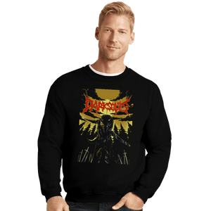 Secret_Shirts Crewneck Sweater, Unisex / Small / Black DarkSouls Metal