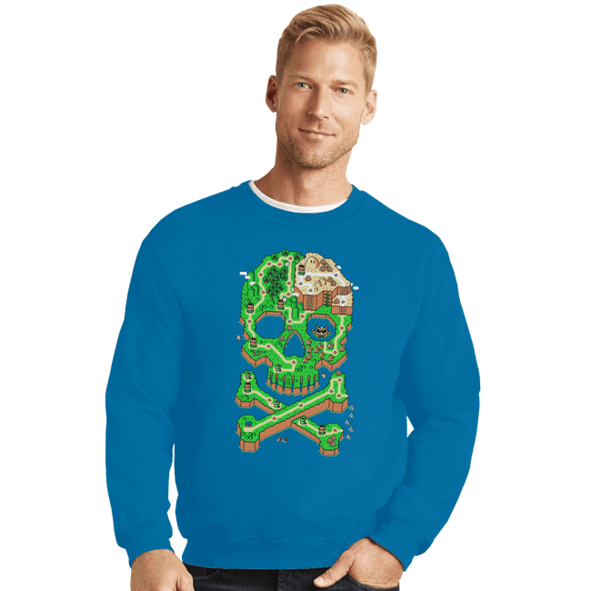 Shirts Crewneck Sweater, Unisex / Small / Sapphire Jolly Plumber