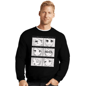 Secret_Shirts Crewneck Sweater, Unisex / Small / Black Dere Types