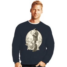 Load image into Gallery viewer, Shirts Crewneck Sweater, Unisex / Small / Dark Heather Monster Hug
