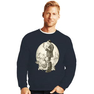 Shirts Crewneck Sweater, Unisex / Small / Dark Heather Monster Hug