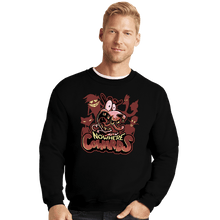 Load image into Gallery viewer, Secret_Shirts Crewneck Sweater, Unisex / Small / Black Nowhere Cowards
