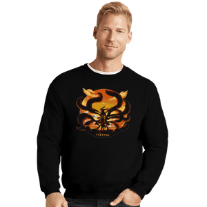 Shirts Crewneck Sweater, Unisex / Small / Black Tailed Beast Unleashed