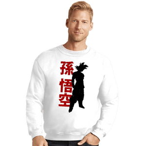 Shirts Crewneck Sweater, Unisex / Small / White Warrior Race