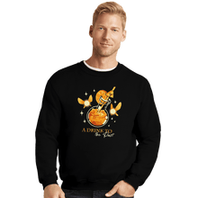 Load image into Gallery viewer, Shirts Crewneck Sweater, Unisex / Small / Black A Drink To The Past
