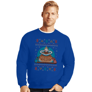 Shirts Crewneck Sweater, Unisex / Small / Royal Blue Awakening Christmas