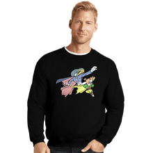 Load image into Gallery viewer, Daily_Deal_Shirts Crewneck Sweater, Unisex / Small / Black The Duck  Knight
