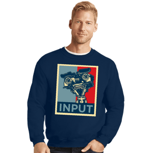 Daily_Deal_Shirts Crewneck Sweater, Unisex / Small / Navy Input