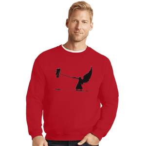 Shirts Crewneck Sweater, Unisex / Small / Red Despair
