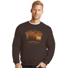 Load image into Gallery viewer, Shirts Crewneck Sweater, Unisex / Small / Dark Chocolate Tatooine Tours

