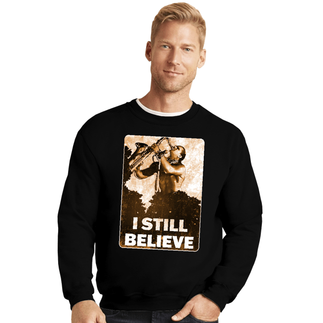 Secret_Shirts Crewneck Sweater, Unisex / Small / Black The Sax Man