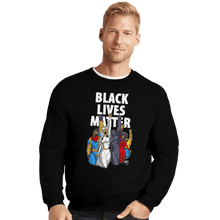 Load image into Gallery viewer, Shirts Crewneck Sweater, Unisex / Small / Black Black Lives Matter

