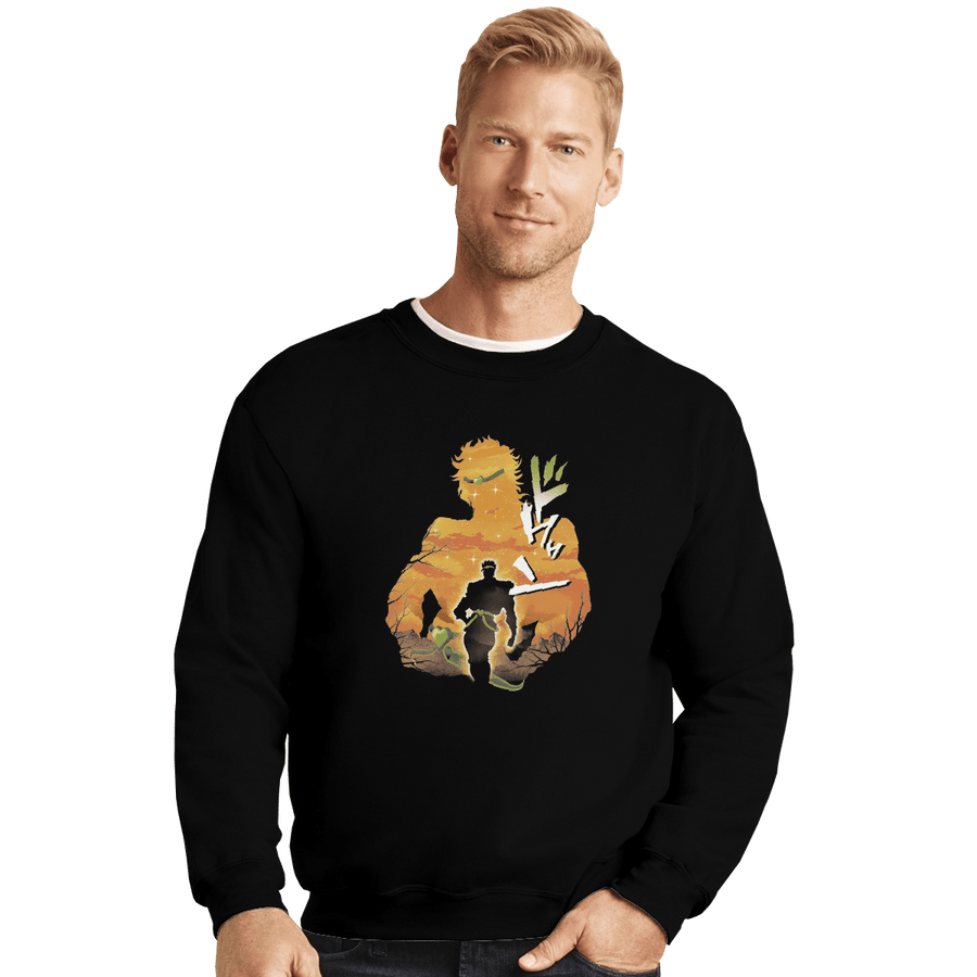 Shirts Crewneck Sweater, Unisex / Small / Black Stardust Crusaders Dio