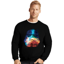 Load image into Gallery viewer, Daily_Deal_Shirts Crewneck Sweater, Unisex / Small / Black Galactic Stormtrooper
