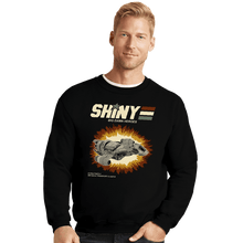 Load image into Gallery viewer, Daily_Deal_Shirts Crewneck Sweater, Unisex / Small / Black Shiny Heroes
