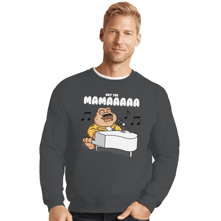 Shirts Crewneck Sweater, Unisex / Small / Charcoal Baby Mercury