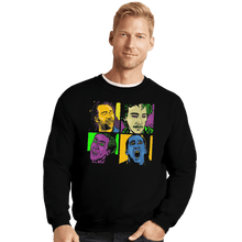 Load image into Gallery viewer, Shirts Crewneck Sweater, Unisex / Small / Black Pop Cage
