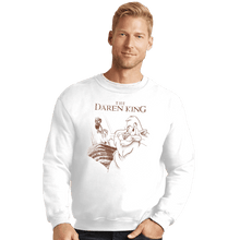 Load image into Gallery viewer, Shirts Crewneck Sweater, Unisex / Small / White The Daren King
