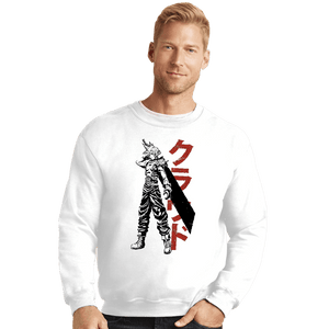 Shirts Crewneck Sweater, Unisex / Small / White Mercenary