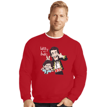 Load image into Gallery viewer, Shirts Crewneck Sweater, Unisex / Small / Red Larry And Balki
