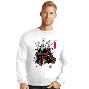 Daily_Deal_Shirts Crewneck Sweater, Unisex / Small / White Bounty Samurai