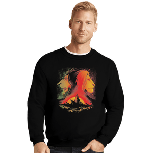 Shirts Crewneck Sweater, Unisex / Small / Black The Pride Rock