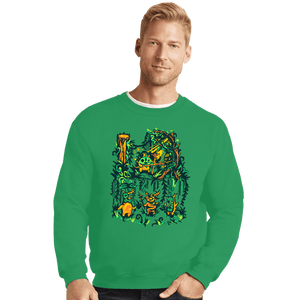 Secret_Shirts Crewneck Sweater, Unisex / Small / Irish Green Korock