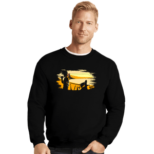 Shirts Crewneck Sweater, Unisex / Small / Black Soldier Champloo