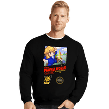 Load image into Gallery viewer, Shirts Crewneck Sweater, Unisex / Small / Black Super Pawnee World
