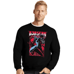 Shirts Crewneck Sweater, Unisex / Small / Black Berserker Guts