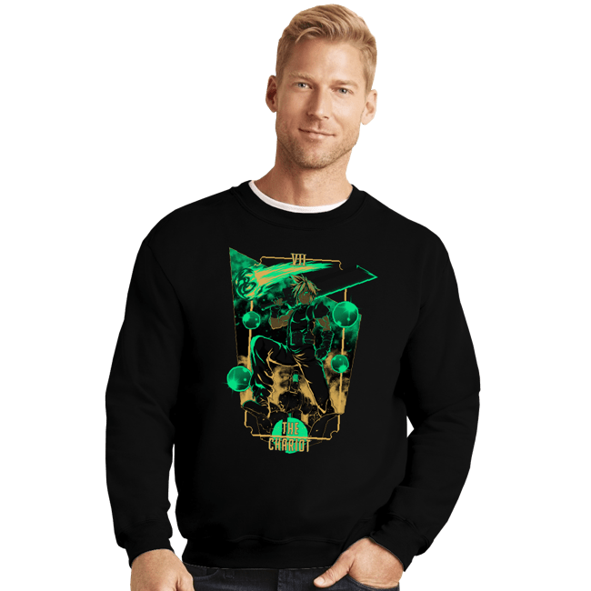 Shirts Crewneck Sweater, Unisex / Small / Black The Chariot VII