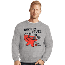Load image into Gallery viewer, Daily_Deal_Shirts Crewneck Sweater, Unisex / Small / Sports Grey Anxiety Level Panda
