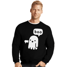 Load image into Gallery viewer, Shirts Crewneck Sweater, Unisex / Small / Black Ghost Of Disapproval
