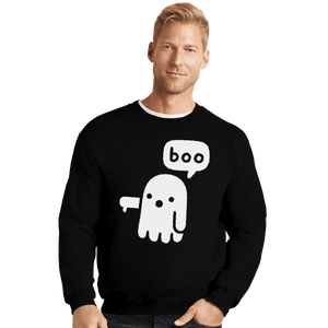 Shirts Crewneck Sweater, Unisex / Small / Black Ghost Of Disapproval