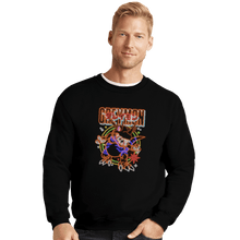 Load image into Gallery viewer, Shirts Crewneck Sweater, Unisex / Small / Black Neon Greymon
