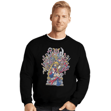 Load image into Gallery viewer, Shirts Crewneck Sweater, Unisex / Small / Black The Throne of Magic
