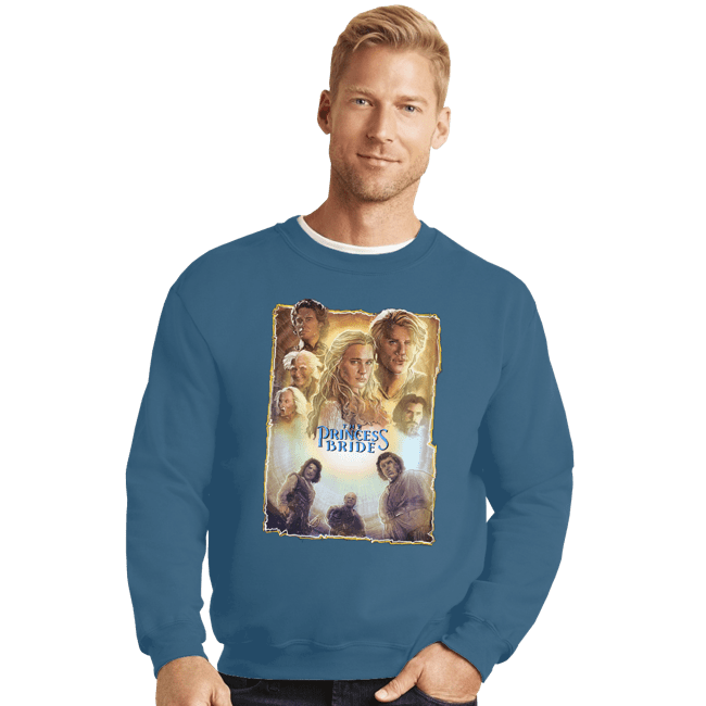 Secret_Shirts Crewneck Sweater, Unisex / Small / Indigo Blue The Princess Bride