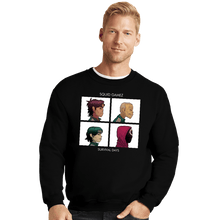 Load image into Gallery viewer, Daily_Deal_Shirts Crewneck Sweater, Unisex / Small / Black Squid Gamez
