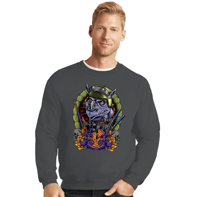 Daily_Deal_Shirts Crewneck Sweater, Unisex / Small / Charcoal Rocksteady Crest