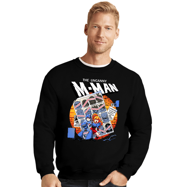 Secret_Shirts Crewneck Sweater, Unisex / Small / Black Uncanny M-Man