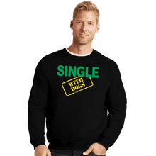 Load image into Gallery viewer, Daily_Deal_Shirts Crewneck Sweater, Unisex / Small / Black Single With Dogs
