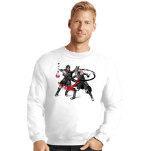 Load image into Gallery viewer, Daily_Deal_Shirts Crewneck Sweater, Unisex / Small / White The Final Lesson Sumi-e
