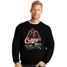 Load image into Gallery viewer, Secret_Shirts Crewneck Sweater, Unisex / Small / Black William Cutting&#39;s Deli
