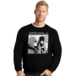 Shirts Crewneck Sweater, Unisex / Small / Black Gotham Youth
