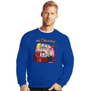 Daily_Deal_Shirts Crewneck Sweater, Unisex / Small / Royal Blue The Oblongs