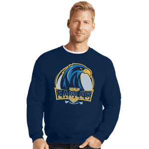 Shirts Crewneck Sweater, Unisex / Small / Navy Ravenclaw Eagles