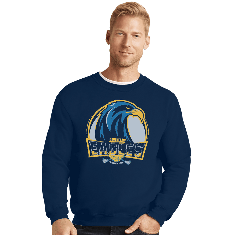 Shirts Crewneck Sweater, Unisex / Small / Navy Ravenclaw Eagles