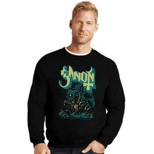 Secret_Shirts Crewneck Sweater, Unisex / Small / Black Monster Prince of Darkness