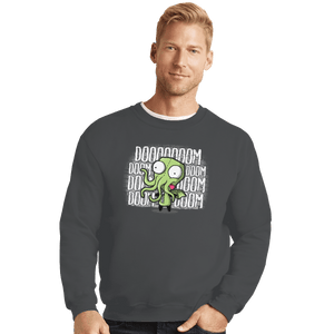 Shirts Crewneck Sweater, Unisex / Small / Charcoal Girthulhu