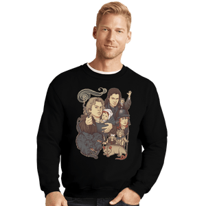 Shirts Crewneck Sweater, Unisex / Small / Black I'm a Big Wizard